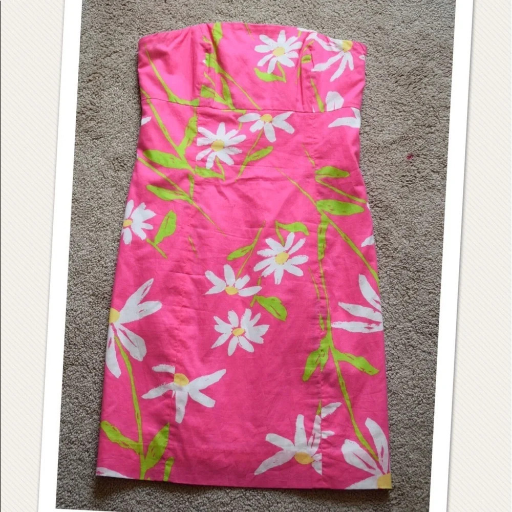 Lilly Pulitzer hotty pink twirler dresss